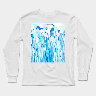 Cotton Candy Abstract Art Long Sleeve T-Shirt